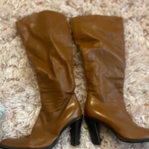 Aldo Tan Heeled Boots